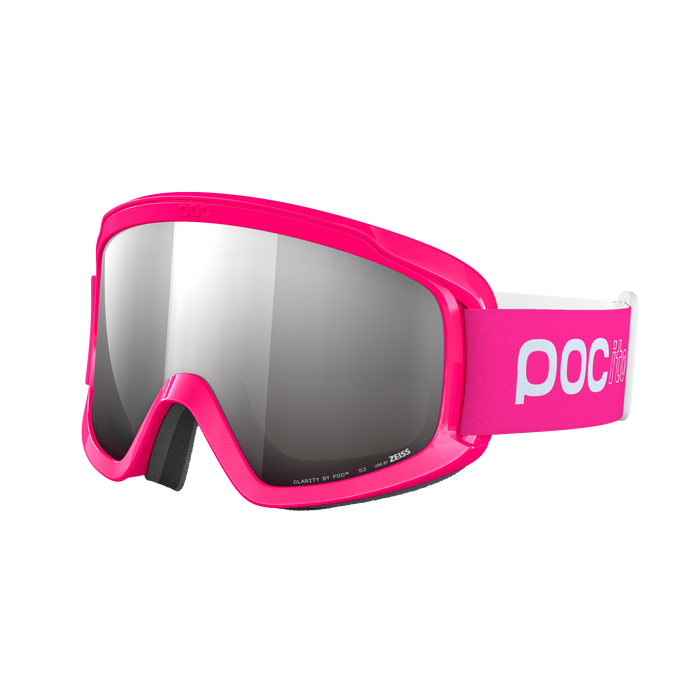 Lyžiarske okuliare POC POCito Opsin Fluorescent Pink/Partly Sunny Silver - 2025/26