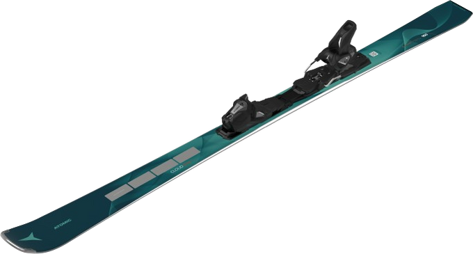 Zjazdové lyže Atomic Cloud Q14 Revoshock S + MI 12 GW Black/Smoke - 2025/26