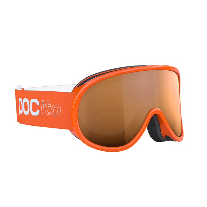 Lyžiarske okuliare POC Pocito Retina Fluorescent Orange/Partly Sunny Light Orange - 2025/26