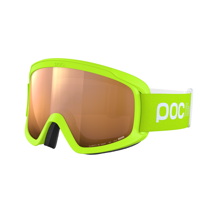 Lyžiarske okuliare POC POCito Opsin Fluorescent Yellow/Green/Partly Sunny Light Orange - 2025/26