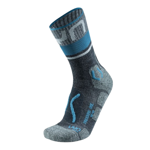 Outdoorové ponožky UYN Man Trekking One Merino Socks Anthracite/Blue