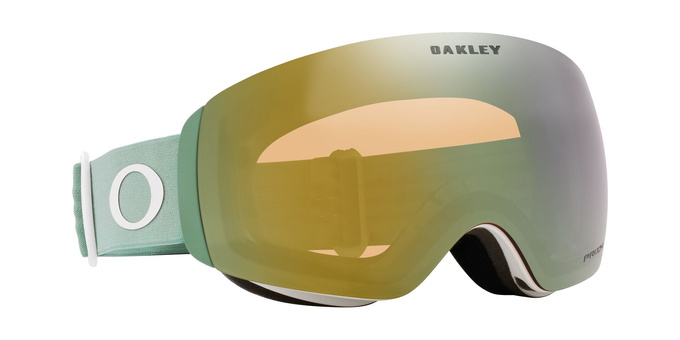 Lyžiarske okuliare Oakley Flight Deck M Matte Jade/Prizm Sage Gold Iridium - 2025/26
