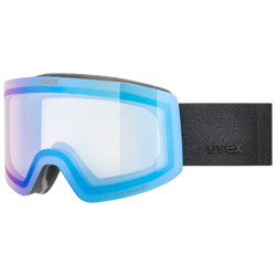 Lyžiarske okuliare Uvex Provoqe V Black Matt/Mirror Blue - 2025/26