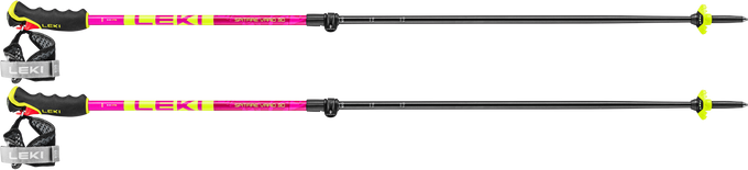 Zjazdové palice LEKI Spitfire Vario 3D Pink - 2025/26