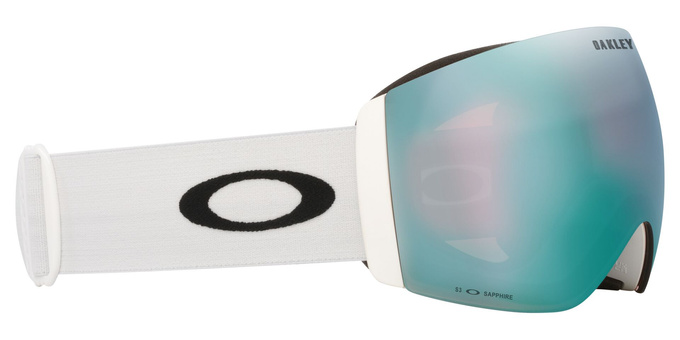 Lyžiarske okuliare Oakley Flight Deck Pro L Matte White/Prizm Snow Sapphire Iridium + Additional lens Prizm Snow Iced Iridium - 2025/26
