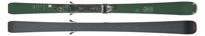 Zjazdové lyže Van Deer H-Power 78 Khaki + Comp 13 FDT GW Khaki - 2025/26