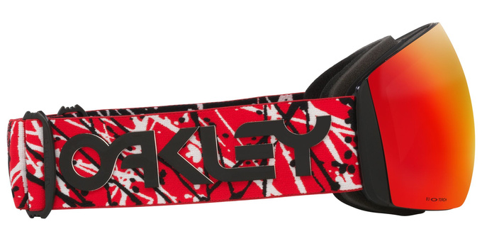 Lyžiarske okuliare Oakley Flight Deck L Red Eddie/Prizm Snow Torch Iridium - 2025/26