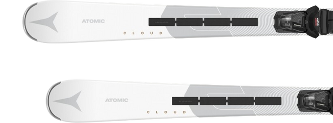 Zjazdové lyže Atomic Cloud C11 Revoshock Light + M 10 GW Black/Gold - 2024/25