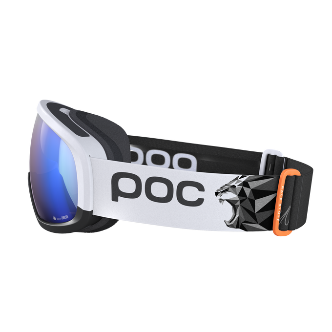Lyžiarske okuliare POC Fovea Mid Race Marco Odermatt Ed. Hydrogen White/Uranium Black/Partly Sunny Blue - 2025/26