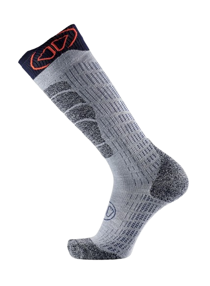 Lyžiarske ponožky Sidas Ski Merino Grey/Orange 