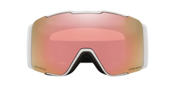 Lyžiarske okuliare Oakley Line Miner Pro M Matte White Prizm Rose Gold + náhradné zorníky Prizm Sapphi - 2024/25