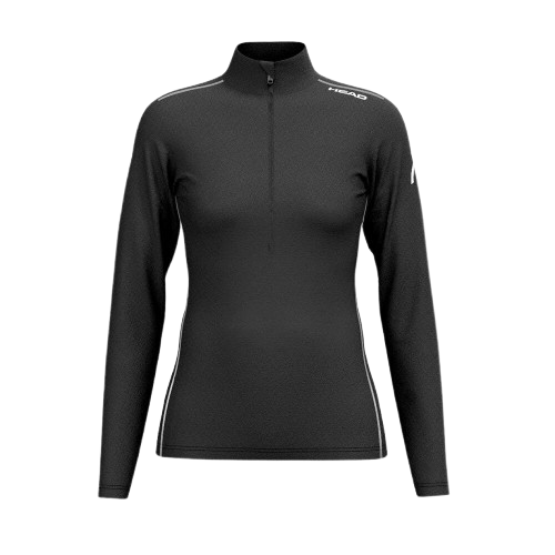Mikina HEAD Race Midlayer Women Black - 2025/26