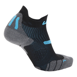 Bežecké ponožky UYN Man Run 2IN Socks Black/Turquoise