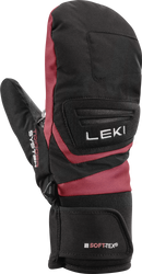 Lyžiarske rukavice LEKI Griffin 3D Mitt Junior Black/Rose - 2025/26