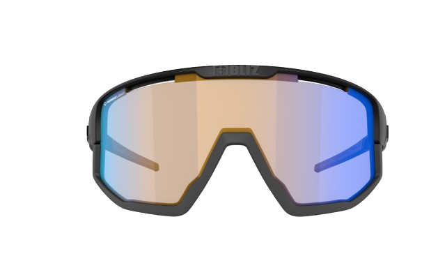 Slnečné okuliare BLIZ Fusion Nano Nordic Light Matt Black/Coral Orange Blue