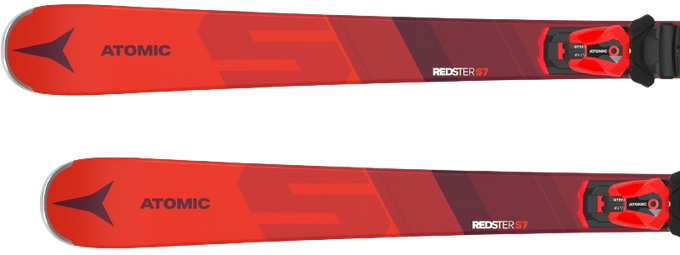 Zjazdové lyže Atomic Redster S7 + MI 12 GW Red/Black - 2024/25