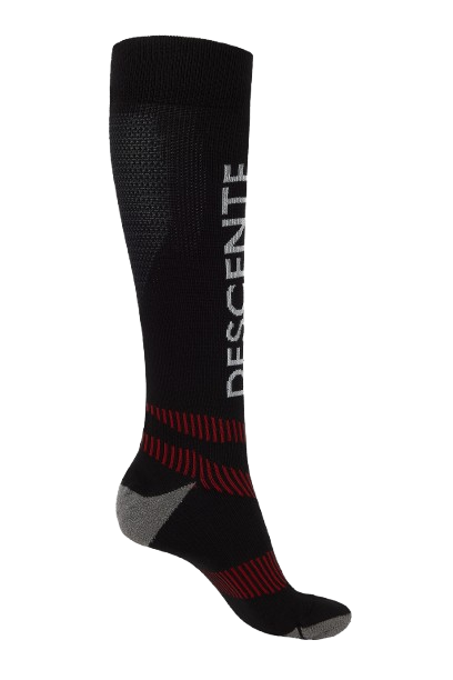 Lyžiarske ponožky Descente Arch Spiral Sox Black - 2025/26