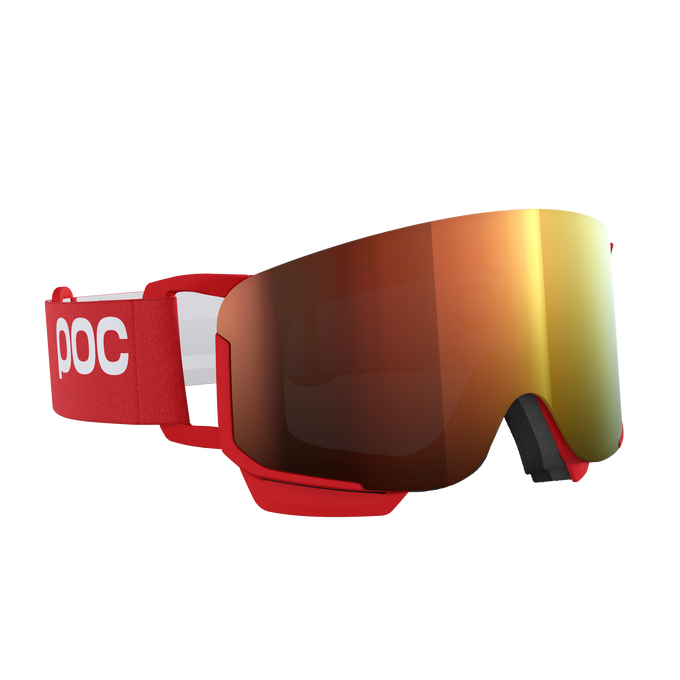 Lyžiarske okuliare POC Nexal Mid Prismane Red/Partly Sunny Orange - 2025/26