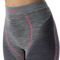 Funkčné nohavice UYN Woman Ambityon UW Pant Long Melange Black Melange/Purple/Raspberry - 2024/25