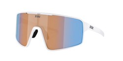 Slnečné okuliare BLIZ P001 Frame Matte White with N_O_N Coral/Orange Mirror Blue Lenses