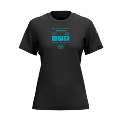 Tričko HEAD WCR T-Shirt Women Black - 2025/26