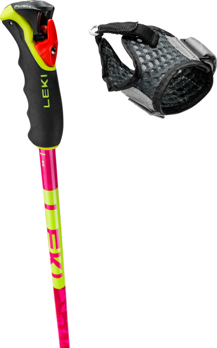 Zjazdové palice LEKI Spitfire 3D Pink - 2025/26