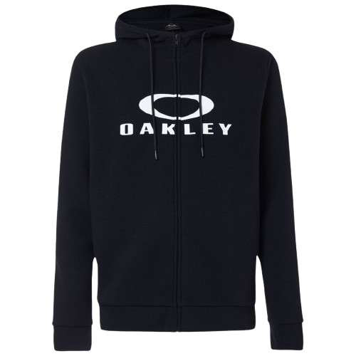 Mikina Oakley Bark FZ Hoodie 2.0 Black/White