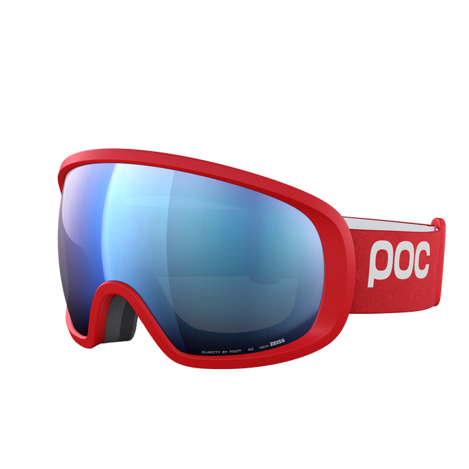 Lyžiarske okuliare POC Fovea Prismane Red/Partly Sunny Blue - 2025/26