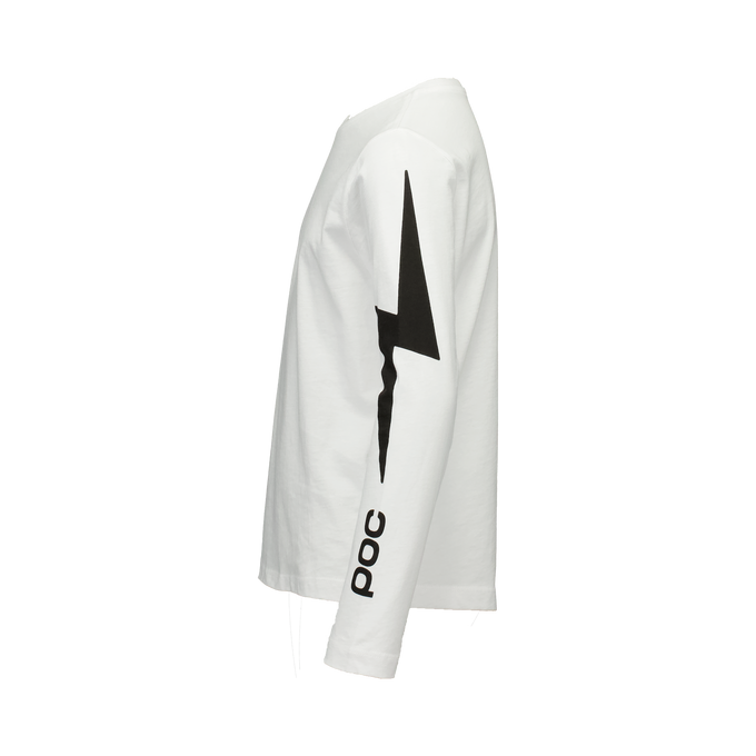 Tričko POC L/S Tee Jr Blixten White - 2025/26