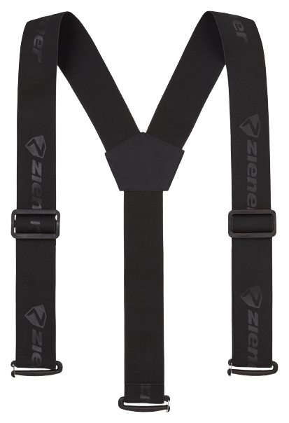Podväzky Ziener Braces Teamwear Black - 2025/26