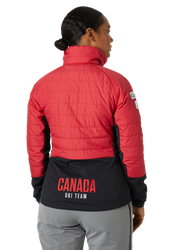 Páperová bunda Helly Hansen World Cup Insulator Jacket Red - 2023/24