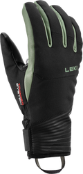 Lyžiarske rukavice LEKI Sparrow 3D Women Black/Dust/Green - 2025/26