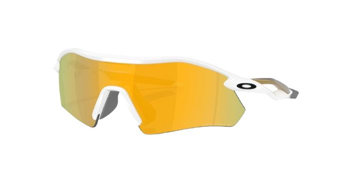 Slnečné okuliare Oakley Radar Plate Polished White/Gold Frame/Prizm 24K Polarized Lenses