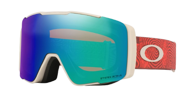 Lyžiarske okuliare Oakley Line Miner Pro M Matte Hibiskus/Prizm Snow Argon Iridium + Additional lens Prizm Snow Torch Iridium - 2025/26