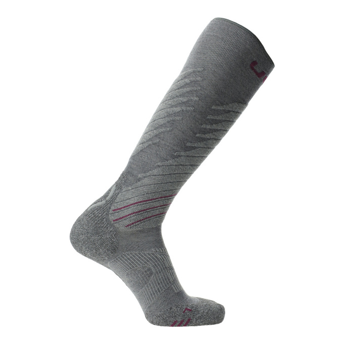 Lyžiarske ponožky UYN Woman Ski One Comfort Fit Grey/Purple - 2025/26
