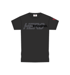 Tričko Rossignol New Hero Graphic Tee Black - 2024/25