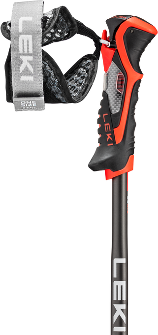 Zjazdové palice LEKI Airfoil 3D Black/Red - 2025/26