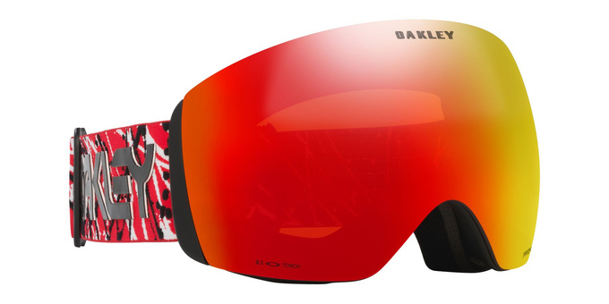 Lyžiarske okuliare Oakley Flight Deck L Red Eddie/Prizm Snow Torch Iridium - 2025/26