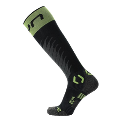 Lyžiarske ponožky UYN Man Ski One Merino Socks Black/Lime - 2024/25