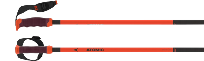 Zjazdové palice Atomic Redster Carbon SQS Red/Carbon - 2024/25