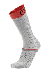 Lyžiarske ponožky Sidas Ski Merino Performance Light Grey/Coral - 2025/26
