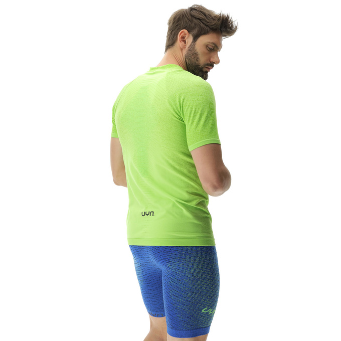 Bežecké tričko UYN Man Running Exceleration OW Shirt SH_SL Lime/Sulphur Spring