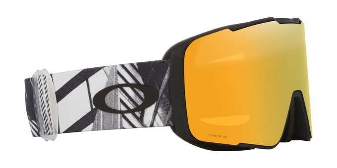 Lyžiarske okuliare Oakley Line Miner Pro L Black Forge/Prizm 24K Iridium + Additional lens Prizm Snow Sage Gold Iridium - 2025/26