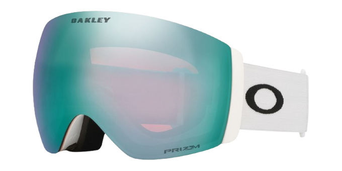Lyžiarske okuliare Oakley Flight Deck Pro L Matte White/Prizm Snow Sapphire Iridium + Additional lens Prizm Snow Iced Iridium - 2025/26
