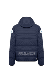 Pánska páperová bunda Colmar Replica Quilted Hoodie Jacket Navy/Rosso - 2025/26
