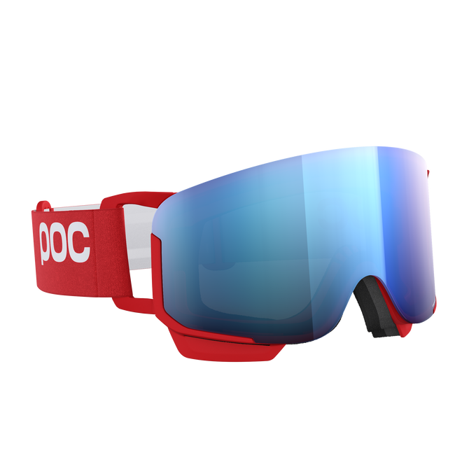 Lyžiarske okuliare POC Nexal Mid Prismane Red/Partly Sunny Blue - 2025/26