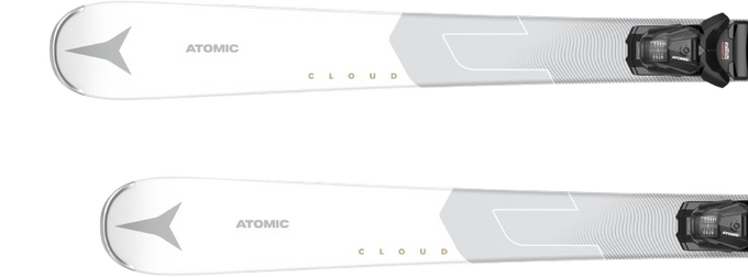 Zjazdové lyže Atomic Cloud C8 + M 10 GW Black/Gold 2024/25