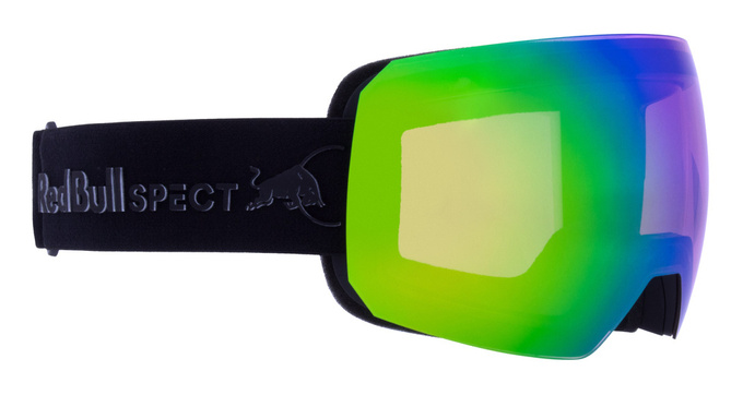 Lyžiarske okuliare Red Bull Spect Reign 02 Black/Rose & Green Mirror - 2023/24