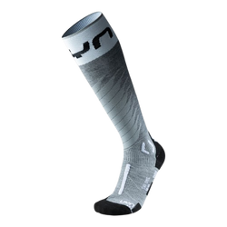 Lyžiarske ponožky UYN Man Ski One Merino Socks Grey Melange/White - 2025/26