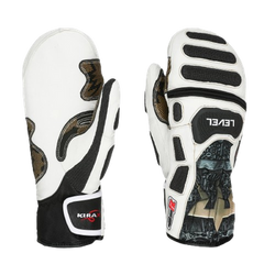 Lyžiarske rukavice Level SQ CF Mitt Black/White - 2025/26